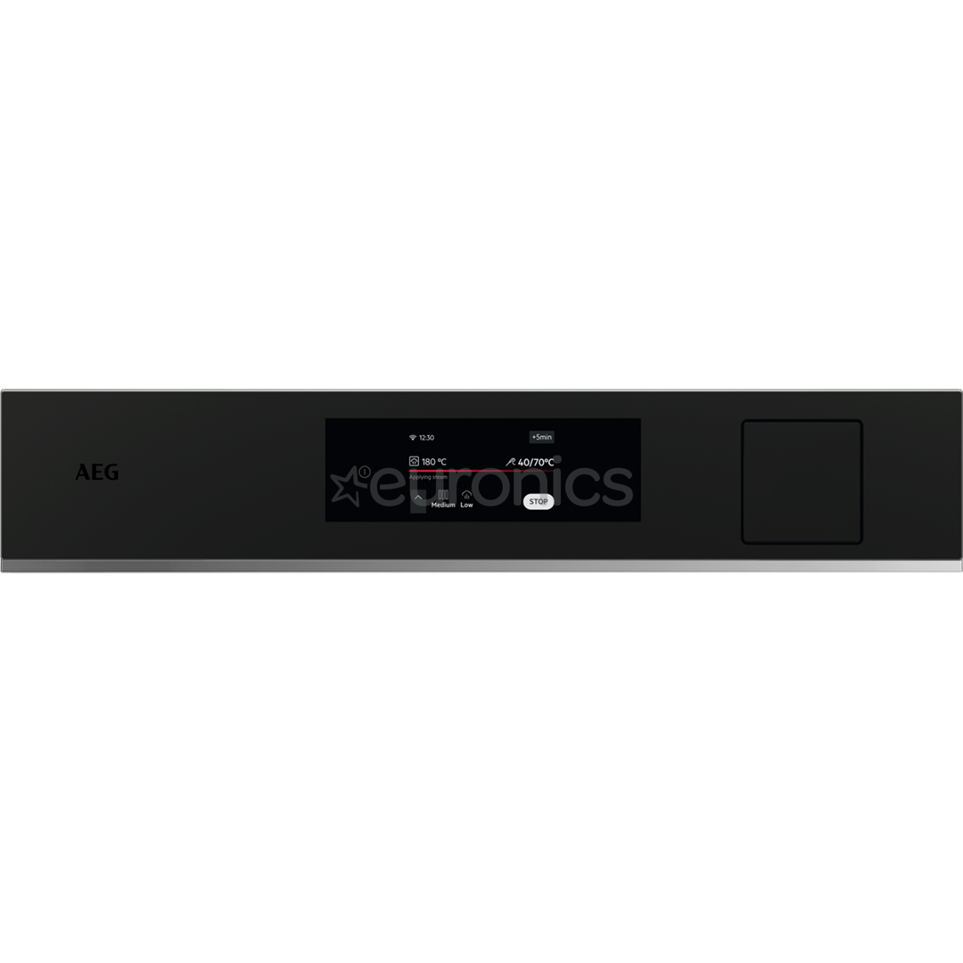 AEG 8000 Seeria Meal Assist, 70 L, must - Integreeritav auruahi