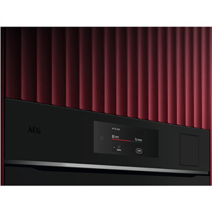 AEG 8000 Series Meal Assist, 70 л, черный - Интегрируемый паровой духовой шкаф