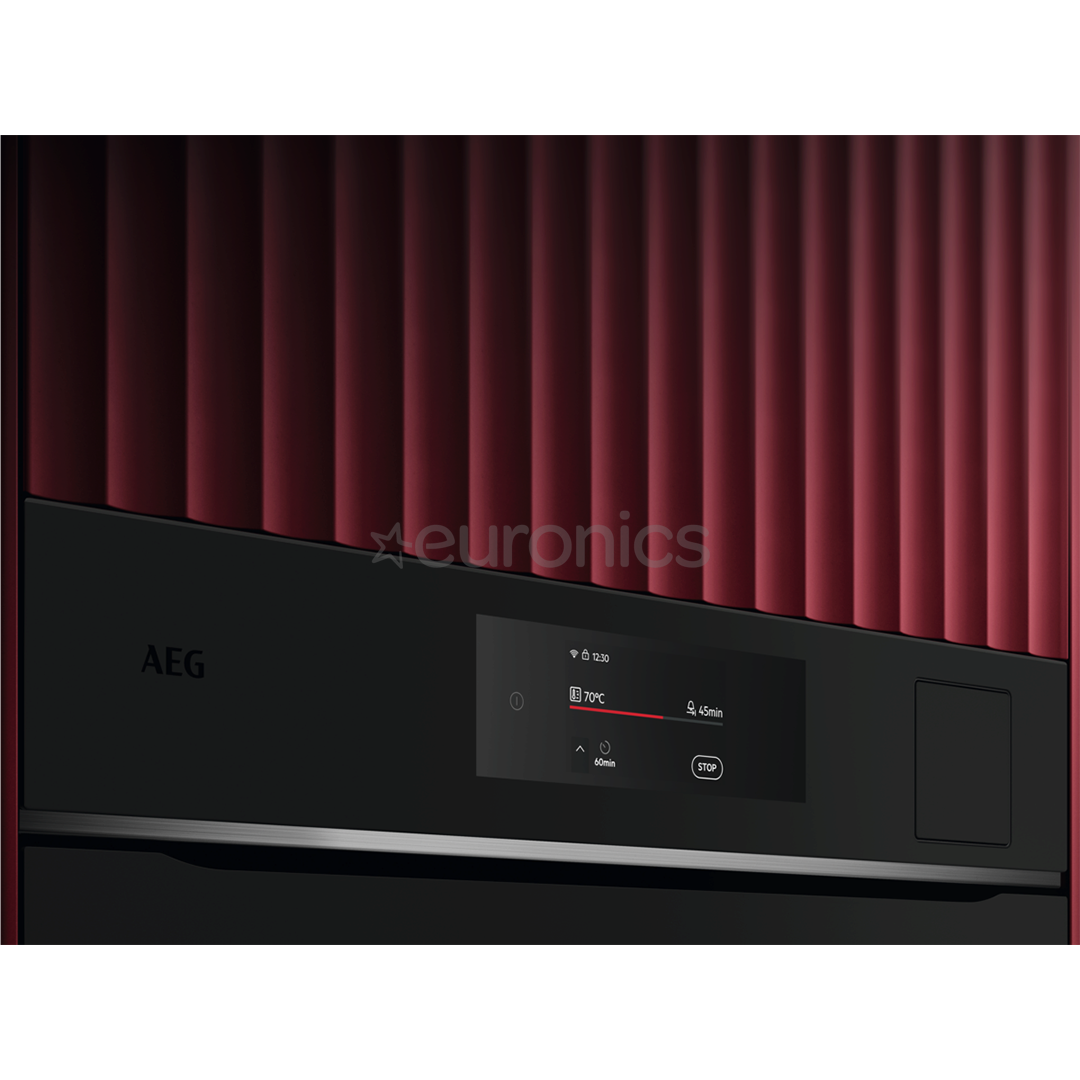 AEG 8000 Seeria Meal Assist, 70 L, must - Integreeritav auruahi