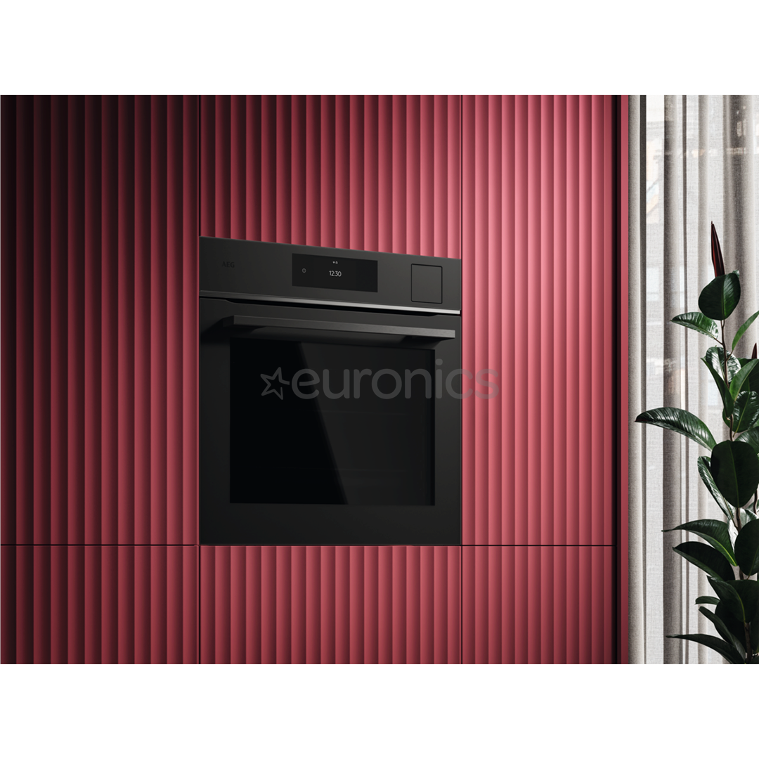 AEG 8000 Seeria Meal Assist, 70 L, must - Integreeritav auruahi