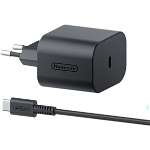 Nintendo Switch 2 AC Adapter, must - Laadija 045496321611