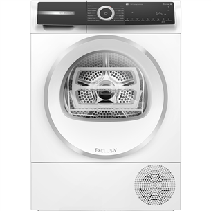 Bosch, Seeria 6, soojuspump, 9 kg, sügavus 61.3 cm - Pesukuivati WQH245BWSN