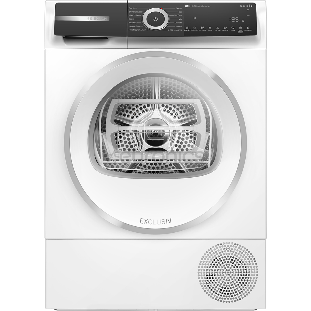 Bosch, Seeria 6, soojuspump, 9 kg, sügavus 61.3 cm - Pesukuivati