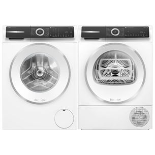 Bosch, Seeria 6, 10 kg + 9 kg - Pesumasin + Pesukuivati WGH256AWSN+WQH245BW