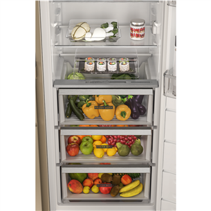 Whirlpool, 306 L, height 177 cm - Built-in cooler