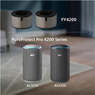 Philips, 4200 Series, HEPA NanoProtect, 2 pcs - Filter for air purifier