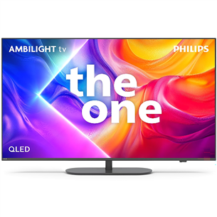 Philips The One PUS9060, 50'', 4K UHD, QLED, черный - Телевизор 50PUS9060/12