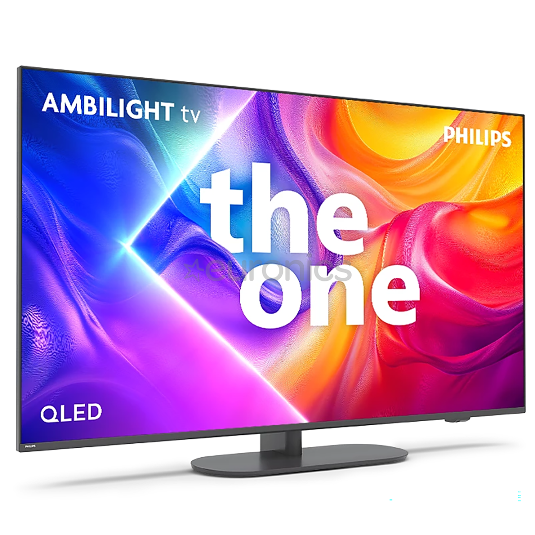 Philips The One PUS9060, 55'', 4K UHD, QLED, must - Teler