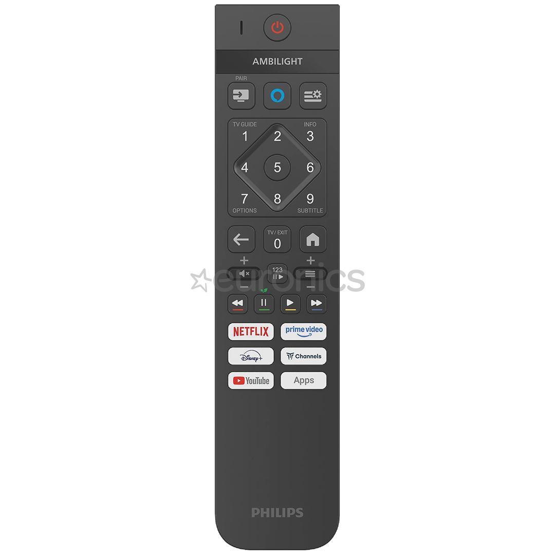 Philips The One PUS9060, 55'', 4K UHD, QLED, must - Teler