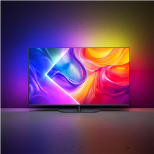 Philips The One PUS9060, 65'', 4K UHD, QLED, черный - Телевизор