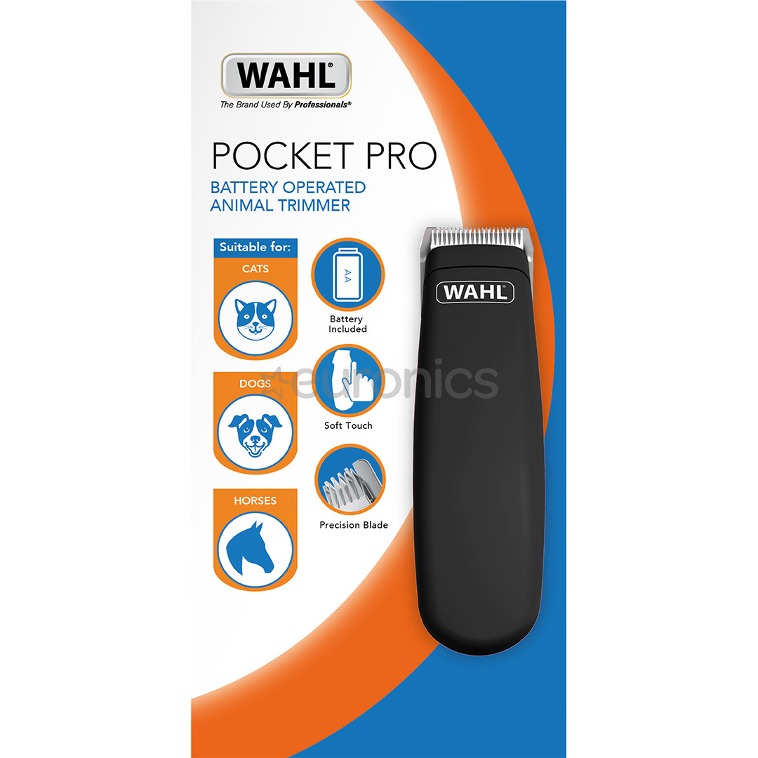 Wahl Pocket Pro, черный - Машинка для стрижки животных