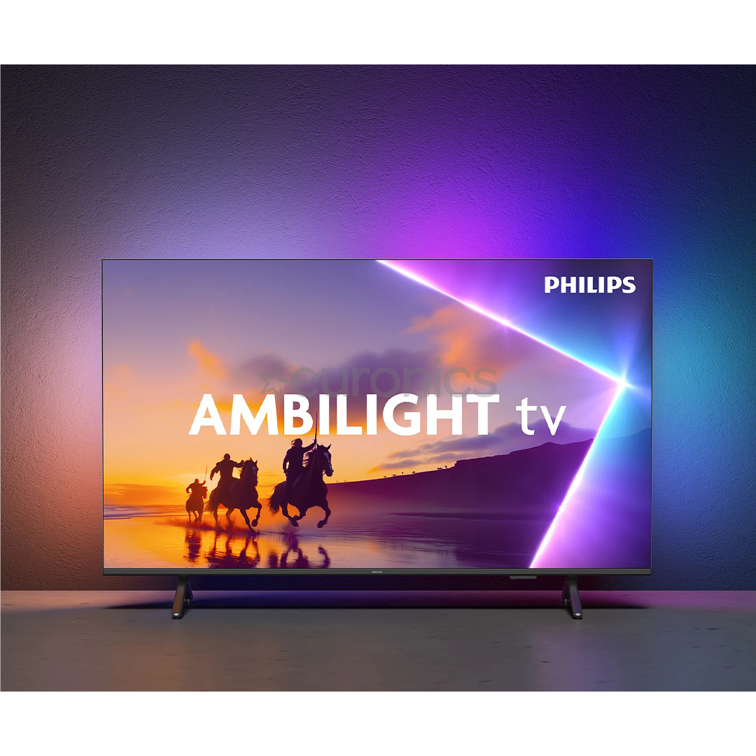 Philips PUS8510, 85'', 4K UHD, QLED, matte black - TV