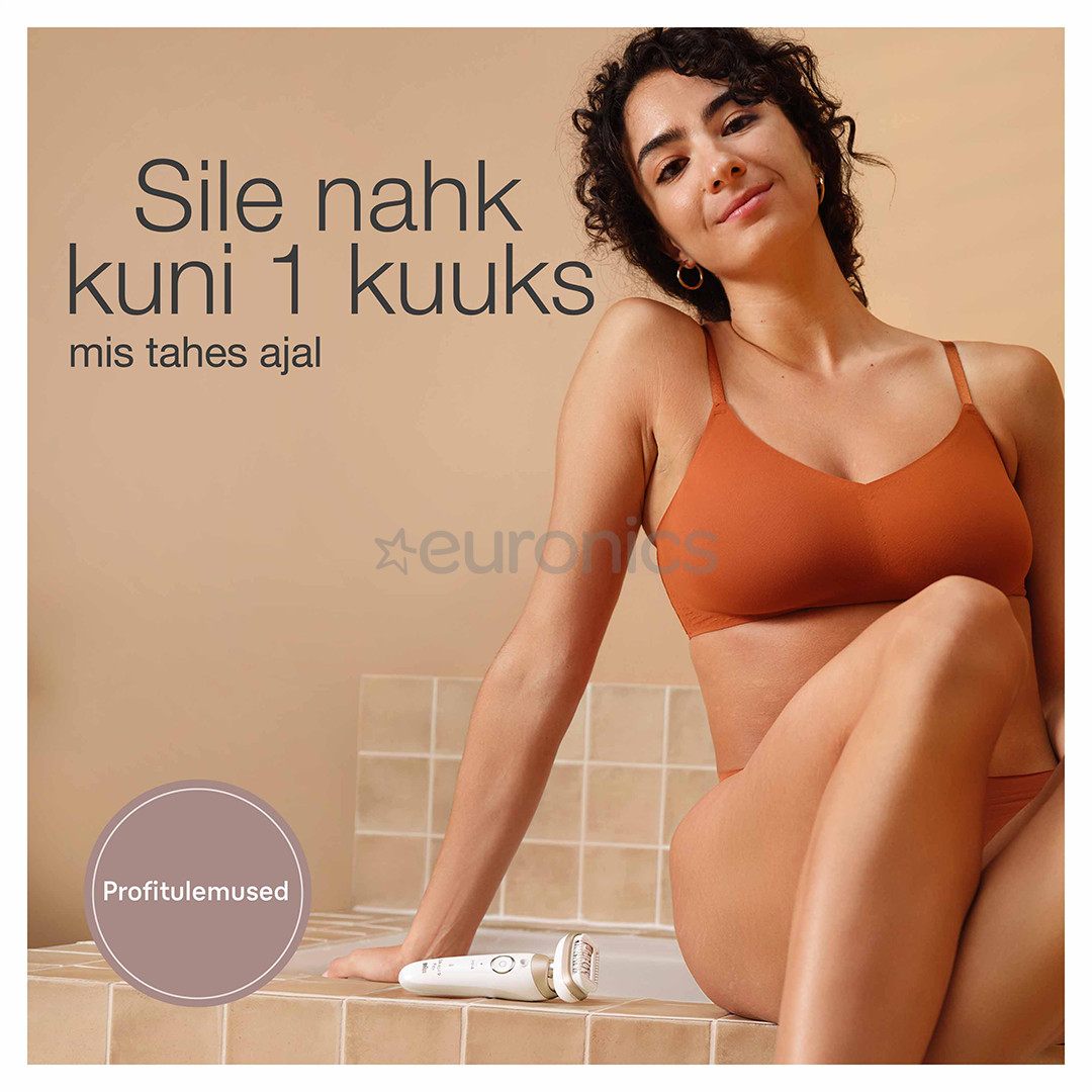 Braun Silk epil 9 Flex, белый - Эпилятор