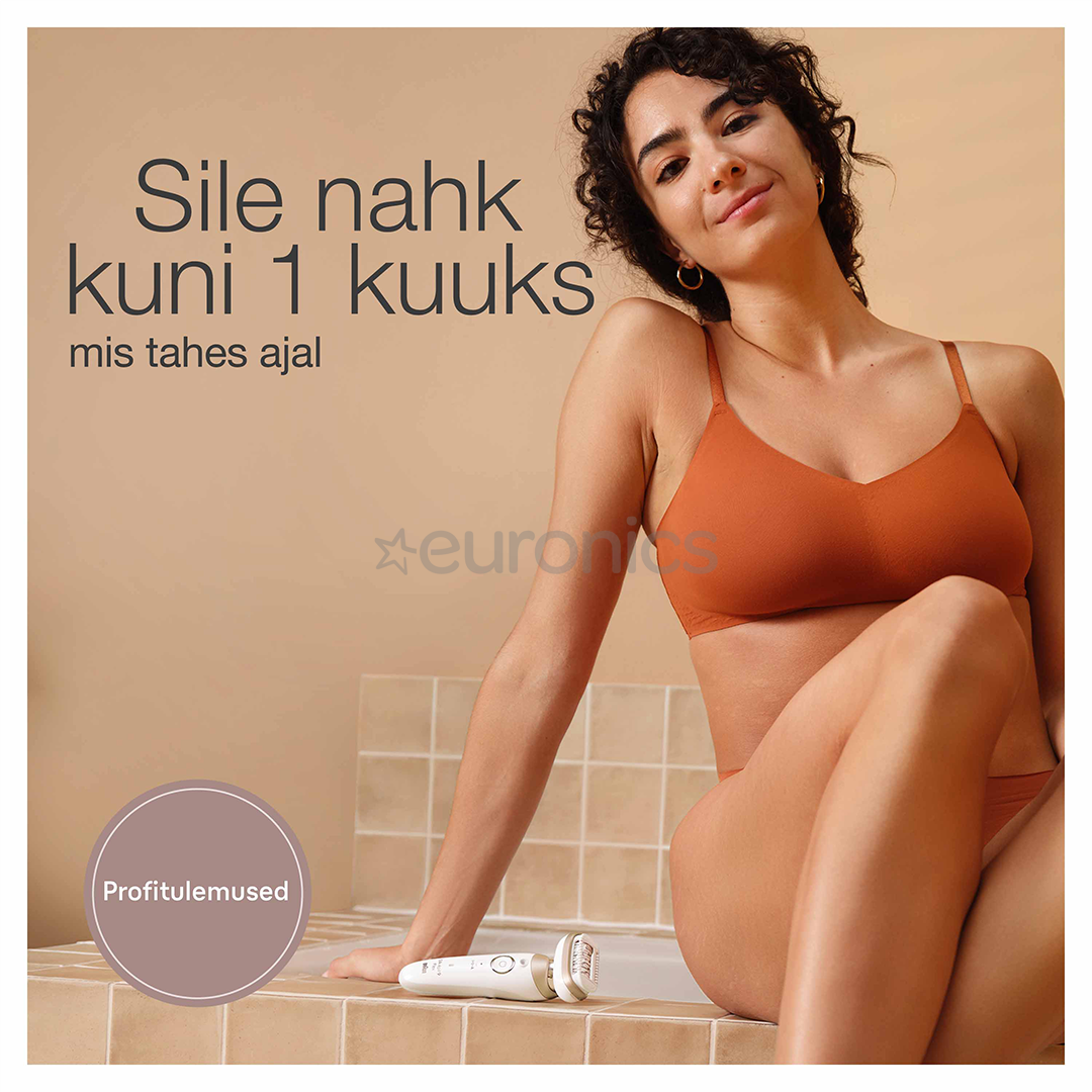 Braun Silk epil 9 Flex, valge - Epilaator