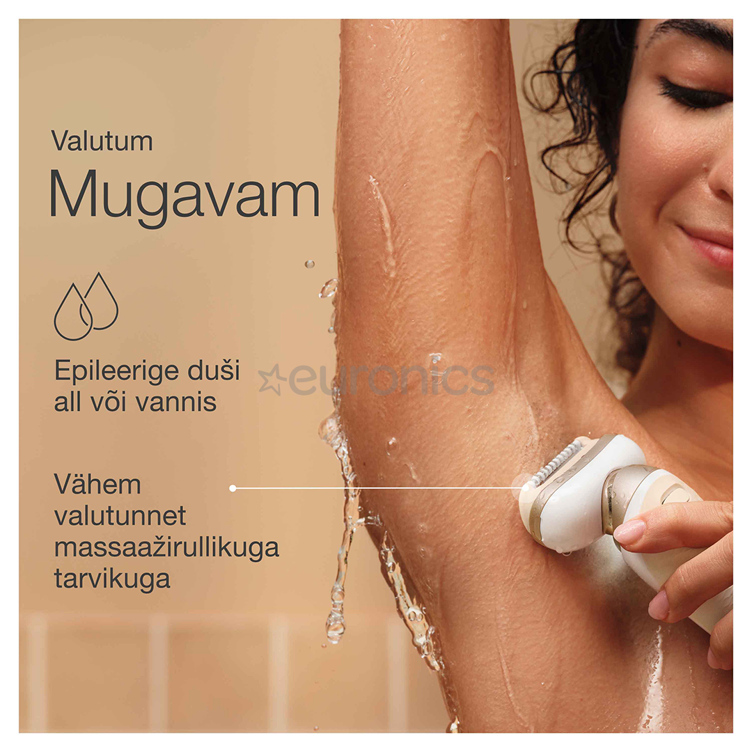 Braun Silk epil 9 Flex, valge - Epilaator