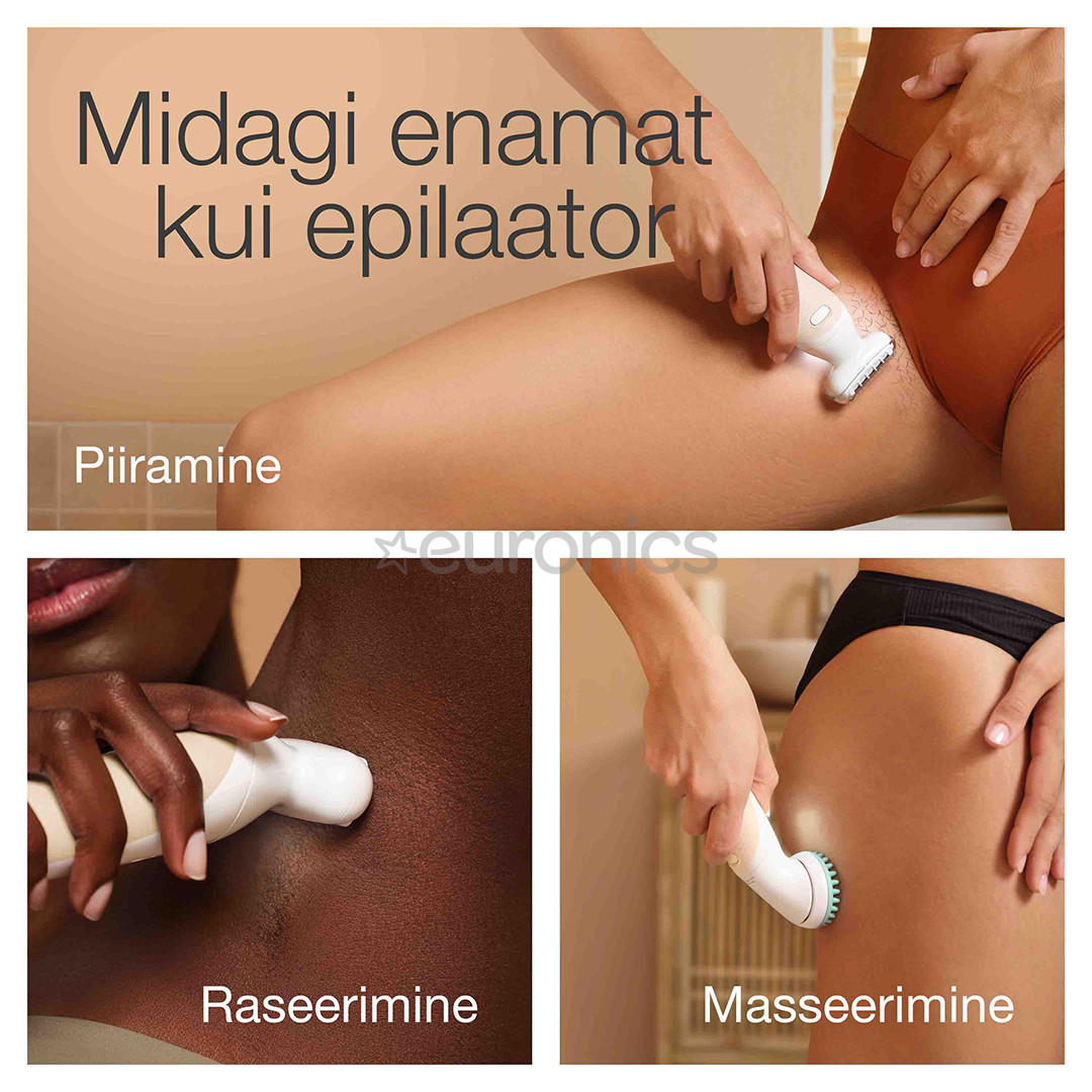 Braun Silk epil 9 Flex, белый - Эпилятор