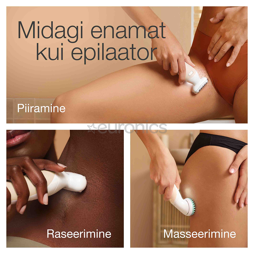 Braun Silk epil 9 Flex, valge - Epilaator