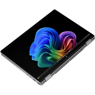 HP OmniBook X Flip 16, 16'', WUXGA, Ryzen AI 5, 16 GB, 512 GB, Radeon 840M, ENG, hõbedane - Sülearvuti