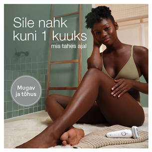 Braun Silk epil 9, märg- ja kuivkasutus, valge - Epilaator