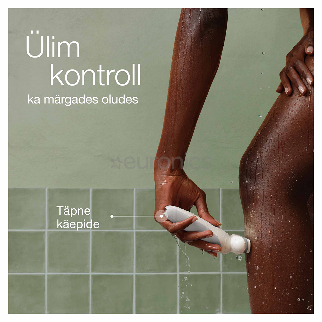 Braun Silk epil 9, märg- ja kuivkasutus, valge - Epilaator