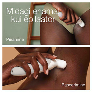Braun Silk epil 9, märg- ja kuivkasutus, valge - Epilaator