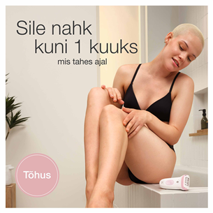 Braun Silk epil 7, märg- ja kuivkasutus, valge/roosa - Epilaator