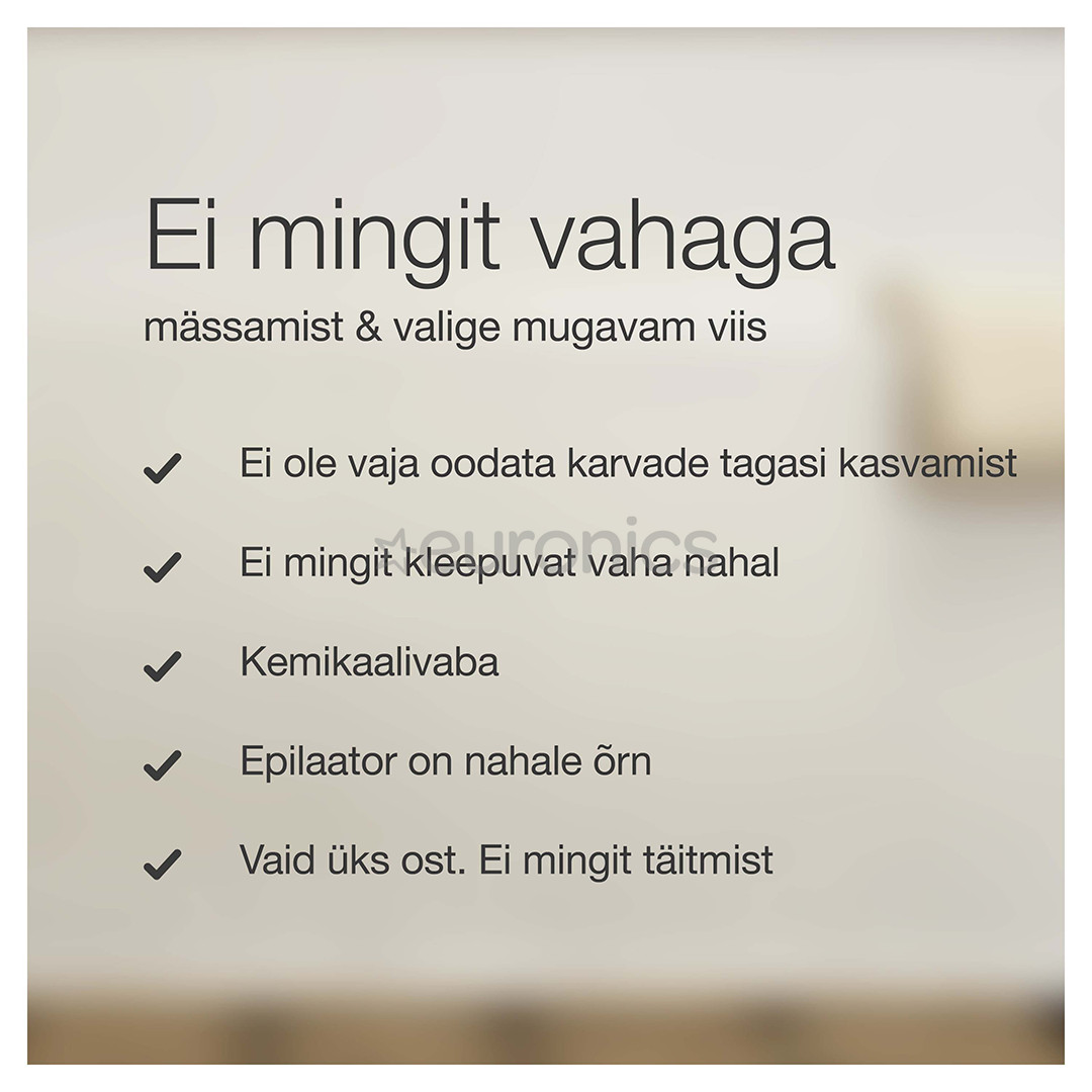 Braun Silk epil 5, сухое и влажное использование, белый - Эпилятор