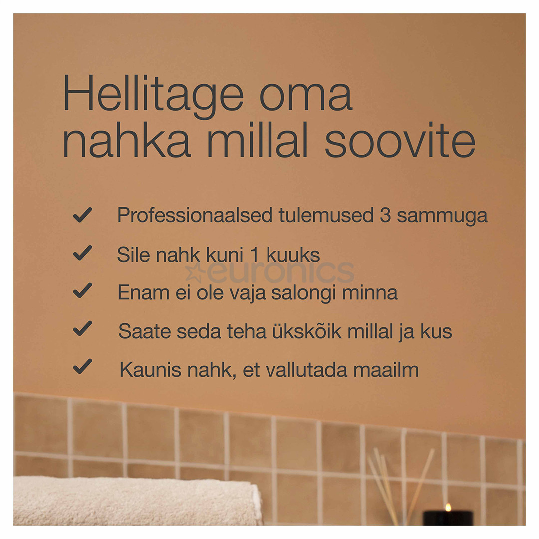 Braun Silk epil 9 Flex SkinSpa, valge - Epilaator