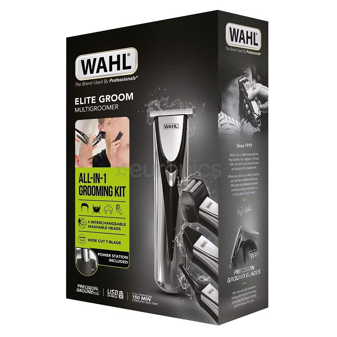 Wahl Elite Groom, silver/black - Grooming kit