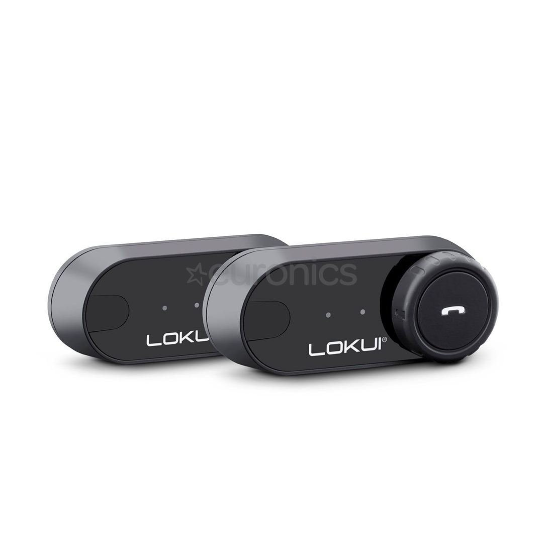 Midland Lokui K30, Bluetooth, 2 tk, must - Mootorrataste sidevahend