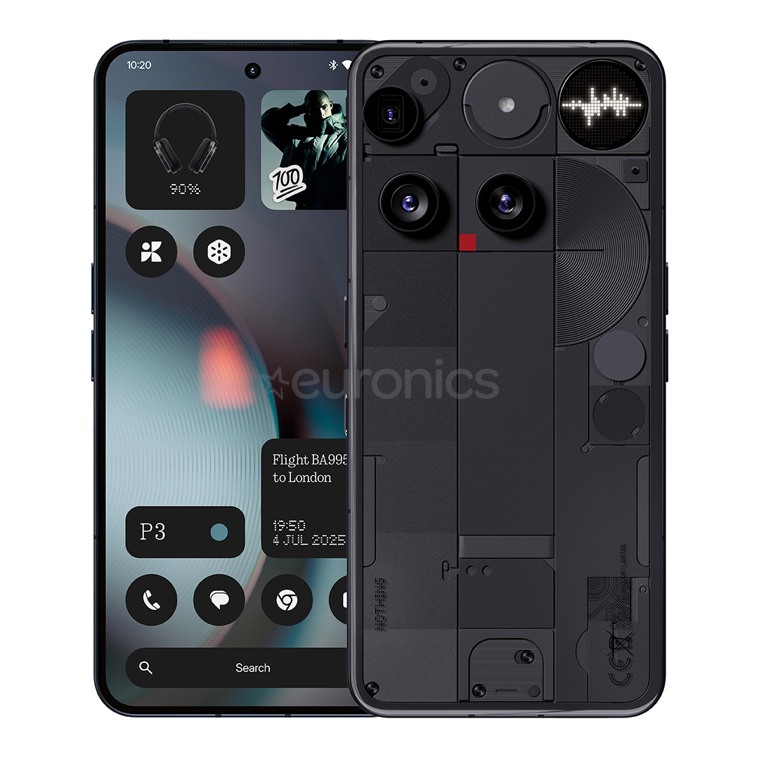 Nothing Phone (3), 16 GB, 512 GB, black - Smartphone