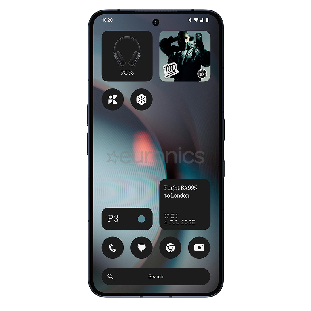 Nothing Phone (3), 12 GB, 256 GB, must - Nutitelefon