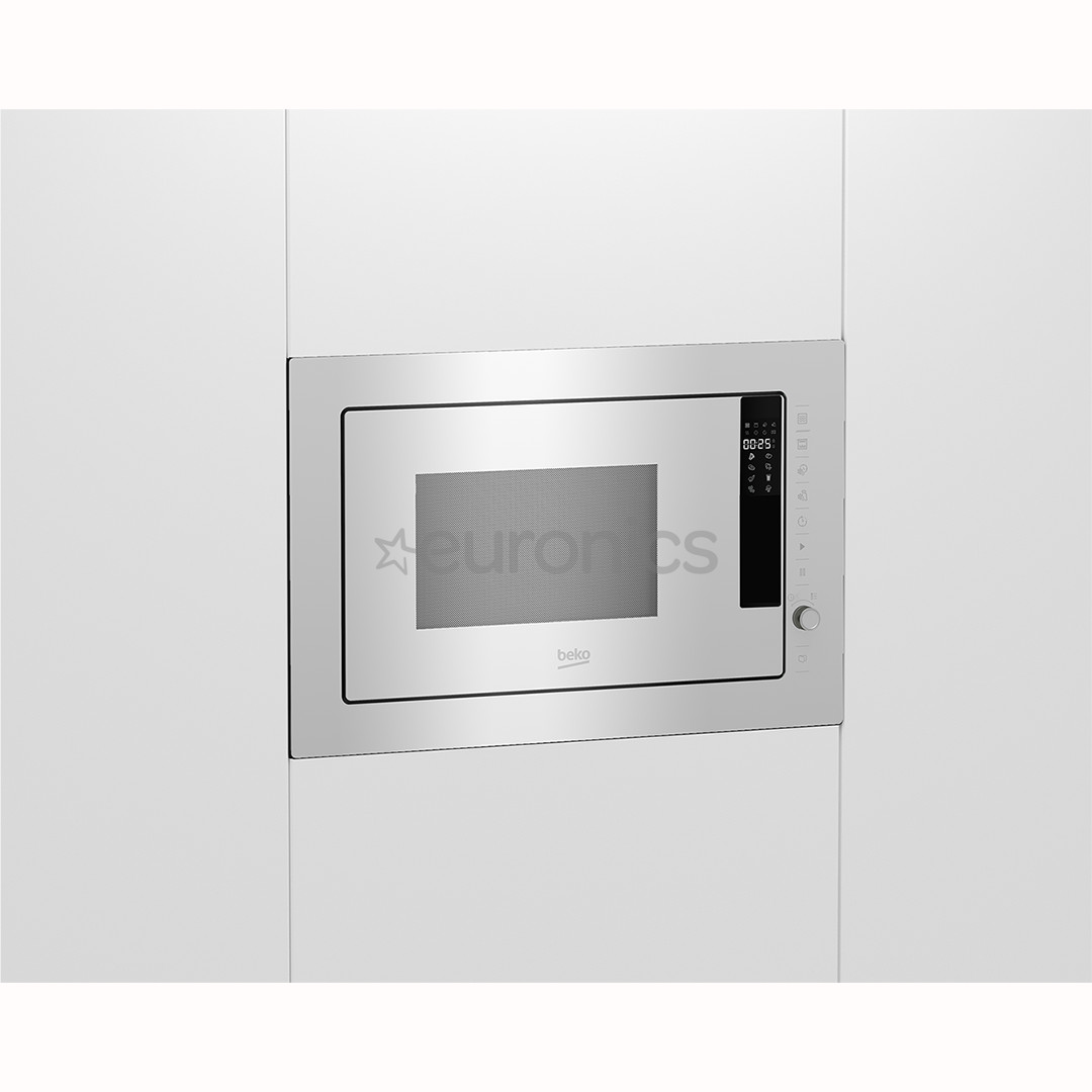 Beko, 25 л, 1450 Вт, белый - Интегрируемая микроволновая печь с грилем