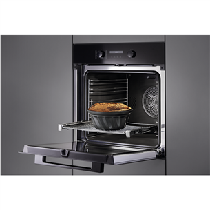Miele, 76 L, pürolüütiline puhastus, must - Integreeritav ahi