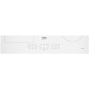 Beko, laius 58 cm, valge - Integreeritav induktsioonpliidiplaat