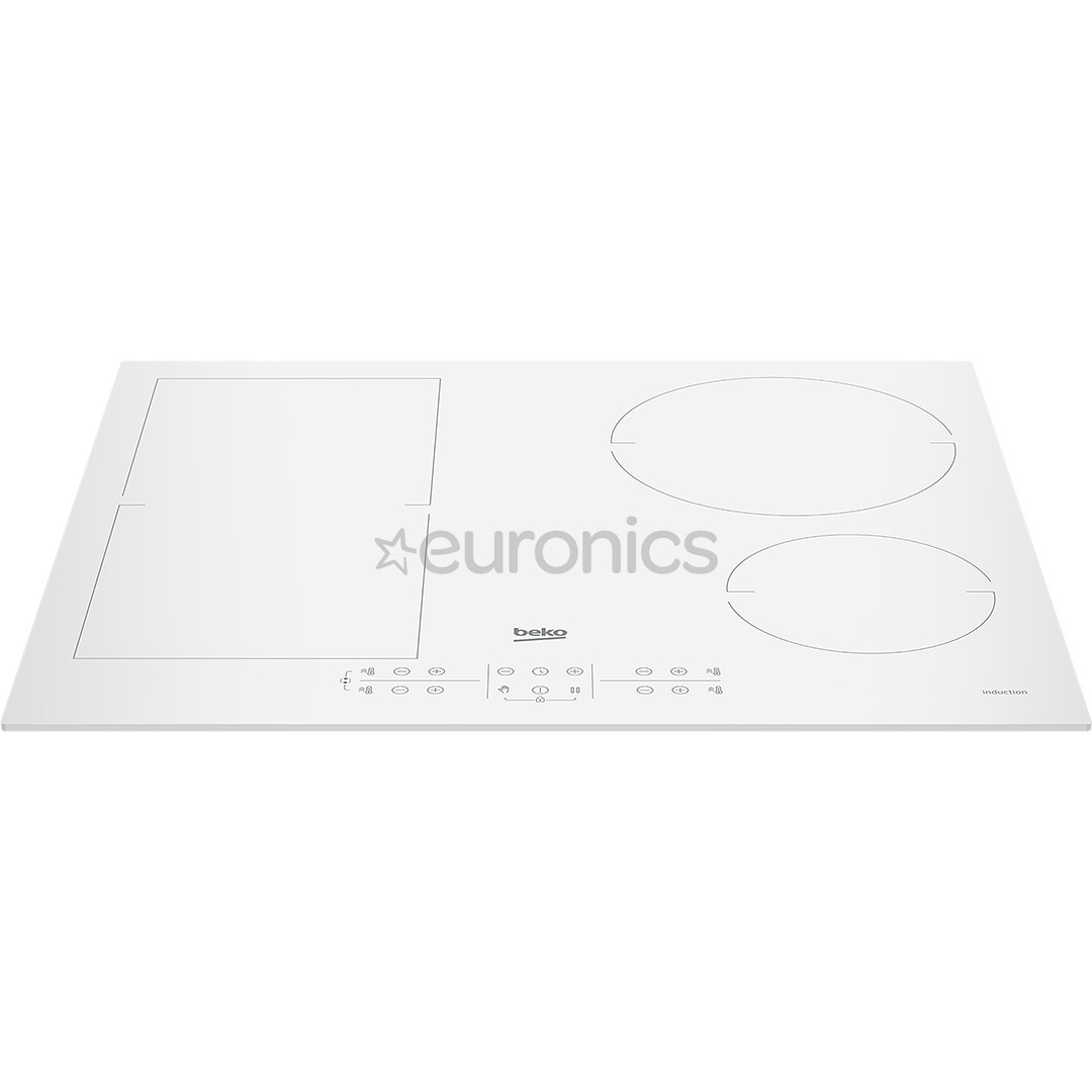 Beko, width 58 cm, white - Built-in induction hob
