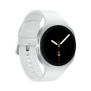 Samsung Galaxy Watch8, 40 mm, BT, hõbedane - Nutikell