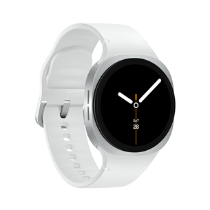 Samsung Galaxy Watch8, 40 mm, LTE, hõbedane - Nutikell