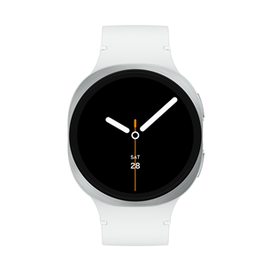 Samsung Galaxy Watch8, 44 mm, LTE, silver - Smartwatch SM-L335FZSAEUE