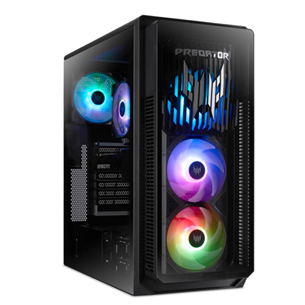 Acer Predator Orion 5000, Ultra 7, 64 GB, 4 TB, RTX5080, must - Lauaarvuti DG.E4EEX.002