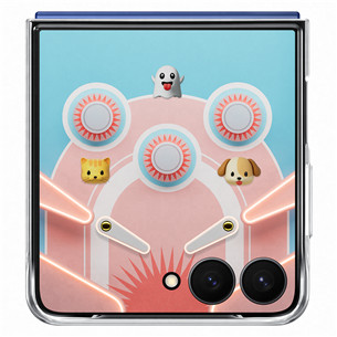 Samsung Flipsuit Case, Galaxy Flip7, läbipaistev - Silikoonümbris