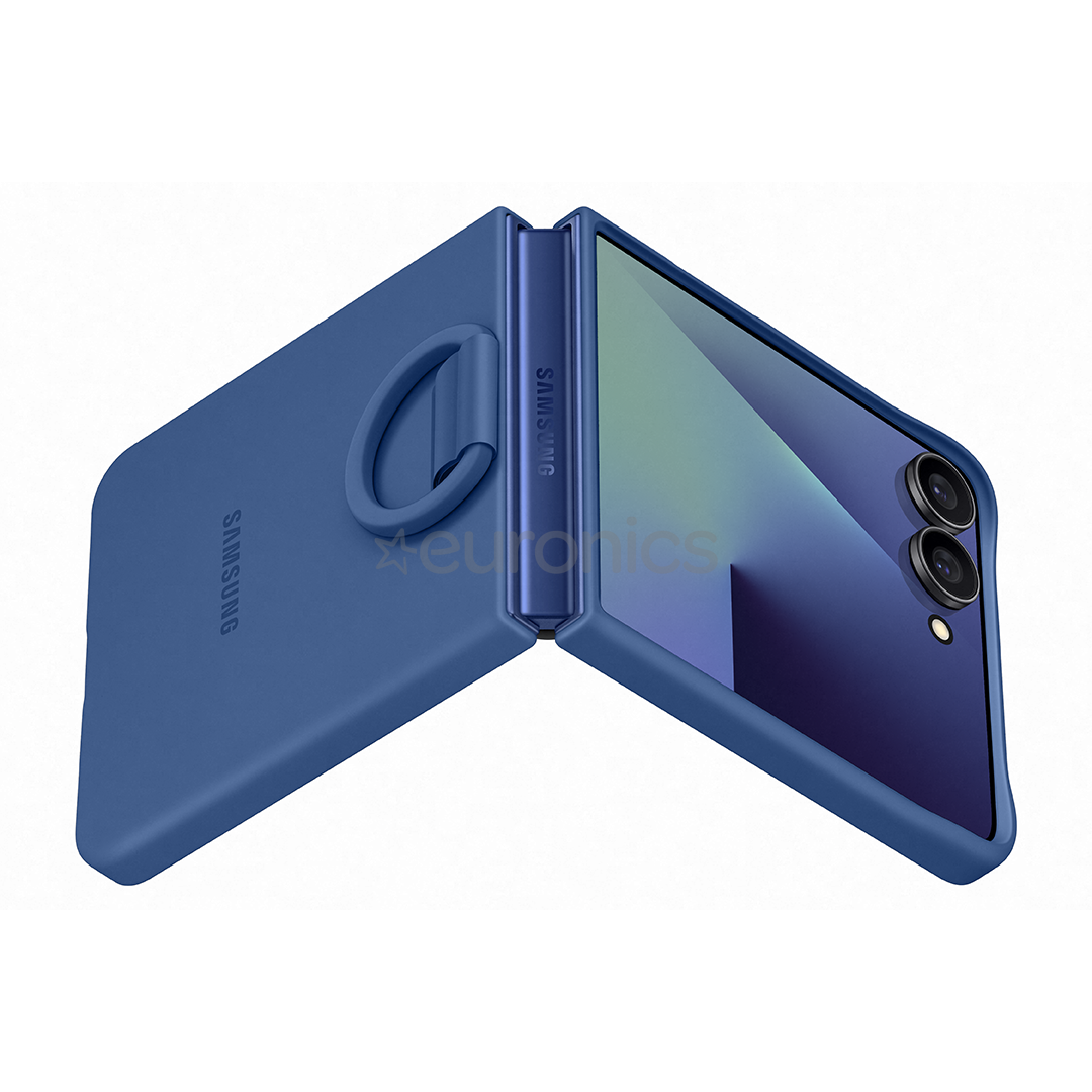 Samsung Silicone case, Galaxy Flip7, sinine - Silikoonümbris