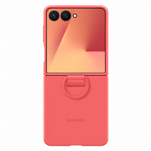 Samsung Silicone case, Galaxy Flip7, punane - Silikoonümbris EF-PF766TREGWW