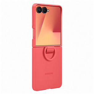Samsung Silicone case, Galaxy Flip7, punane - Silikoonümbris