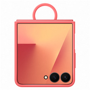 Samsung Silicone case, Galaxy Flip7, красный - Силиконовый чехол