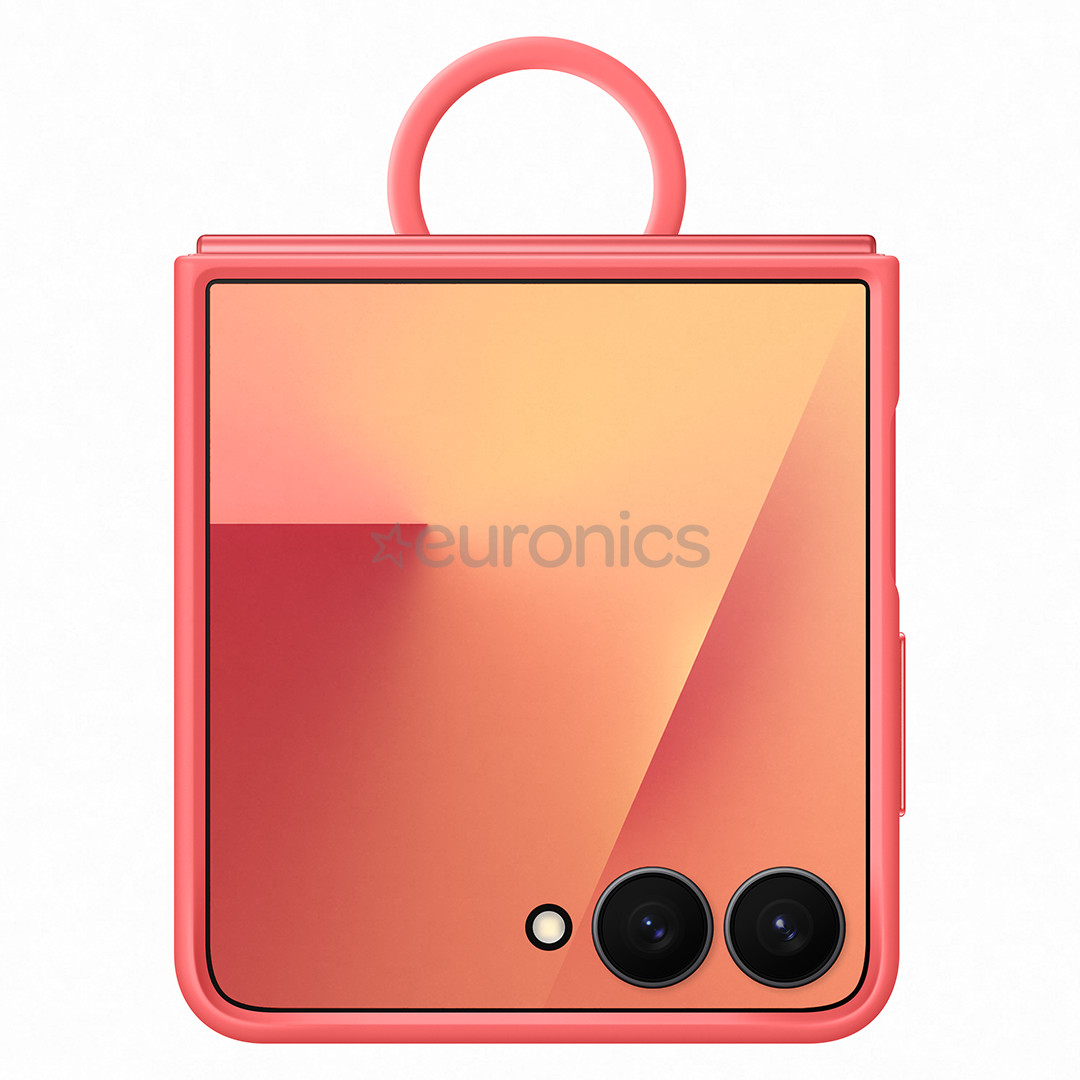 Samsung Silicone case, Galaxy Flip7, красный - Силиконовый чехол