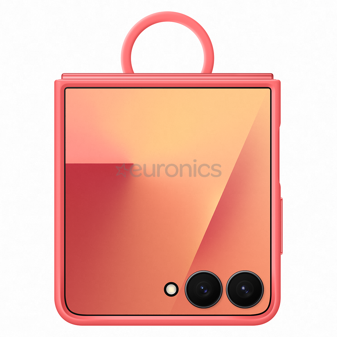 Samsung Silicone case, Galaxy Flip7, punane - Silikoonümbris