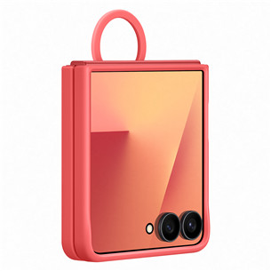 Samsung Silicone case, Galaxy Flip7, красный - Силиконовый чехол