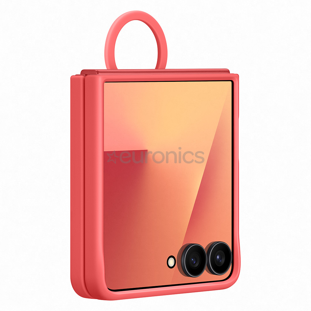 Samsung Silicone case, Galaxy Flip7, красный - Силиконовый чехол