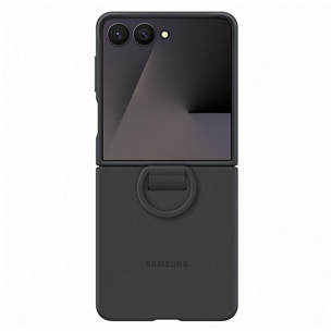 Samsung Silicone case, Galaxy Flip7, must - Silikoonümbris EF-PF766TBEGWW